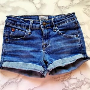Hudson Kids denim rolled cuff shorts